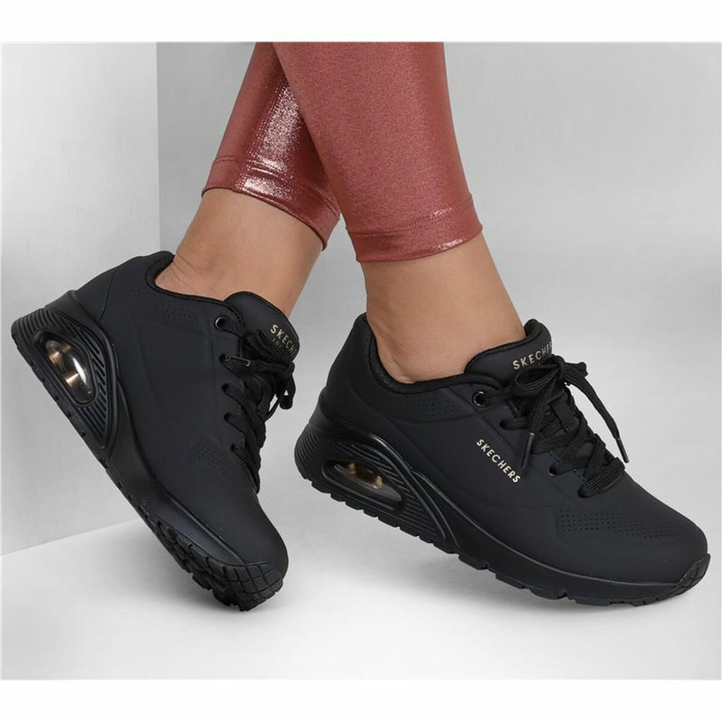 Walking Shoes for Women Stand on Air Skechers Black