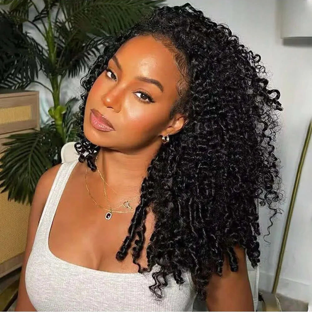 200% Density Burmese Curly 13x6 13x4 HD Lace Frontal Wig Invisible Strap Human Hair Wigs 40 inch Burmese Curly Hair Wig