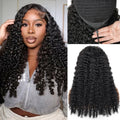 Natural Colored Burmese Curly Wave Glueless Human Hair Wigs For Women 44 46 Inch 7x6 HD 200 Density Full Lace Closure Wigs