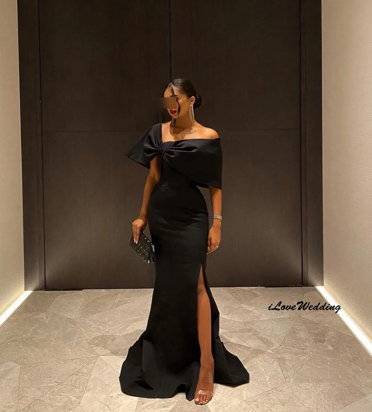 Elegant Off The Shoulder Prom Dresses 2025 Mermaid Weeding Women Guest Dress Sweep Train Formal Gowns Evening Dresses Customized