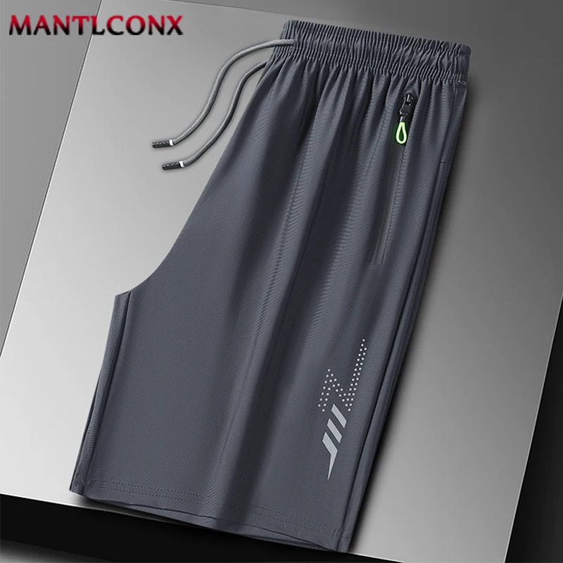 Quick-drying Shorts Men Board Short Pants Summer Breathable Sports Shorts Men Casual Elastic Running Gym Fitness Men's Shorts