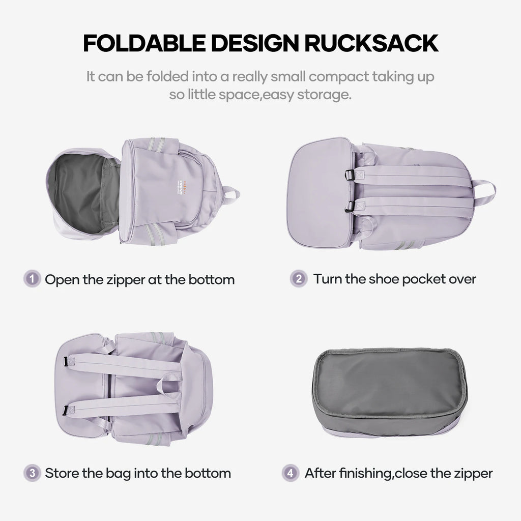 Women Beach Bag, Sports and Fitness Bag, Backpack Gym Bag with Shoes Compartment Swim Dry wet Water-Resistant Bag for Women Men
