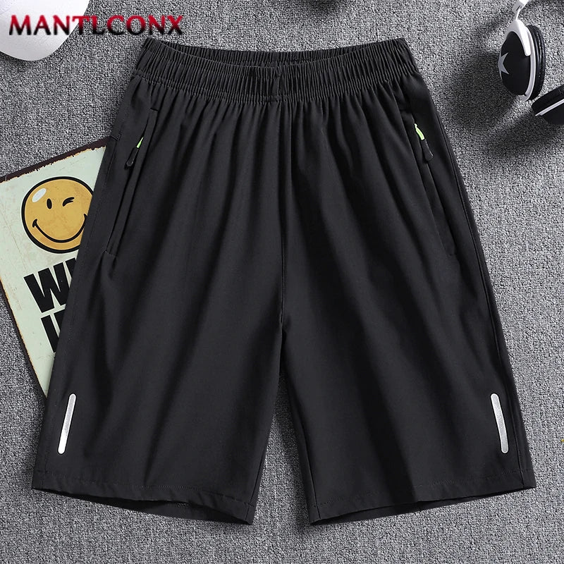 Quick-drying Shorts Men Board Short Pants Summer Breathable Sports Shorts Men Casual Elastic Running Gym Fitness Men's Shorts