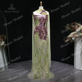 Luxury Beaded Mermaid Prom Dresses 2027 Neck Scarf Formal Evening Gowns Customized Vestidos De Fiesta Elegantes