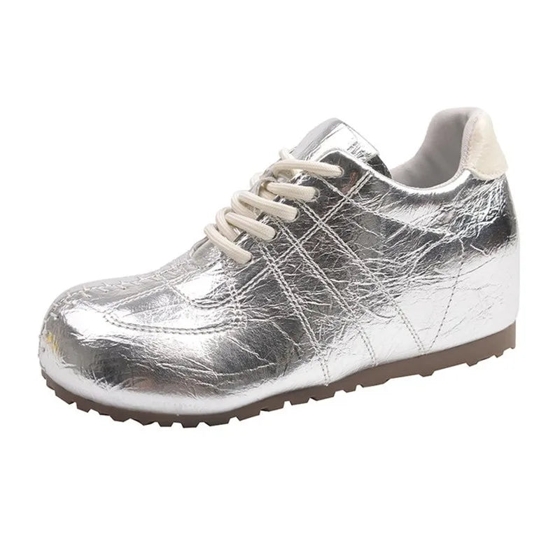 Women Autumn Outdoor Walking Sneakers Casual Fashion Sports Platform Vulcanized Shoes Woman White Flats Ladies Tennis Trainers