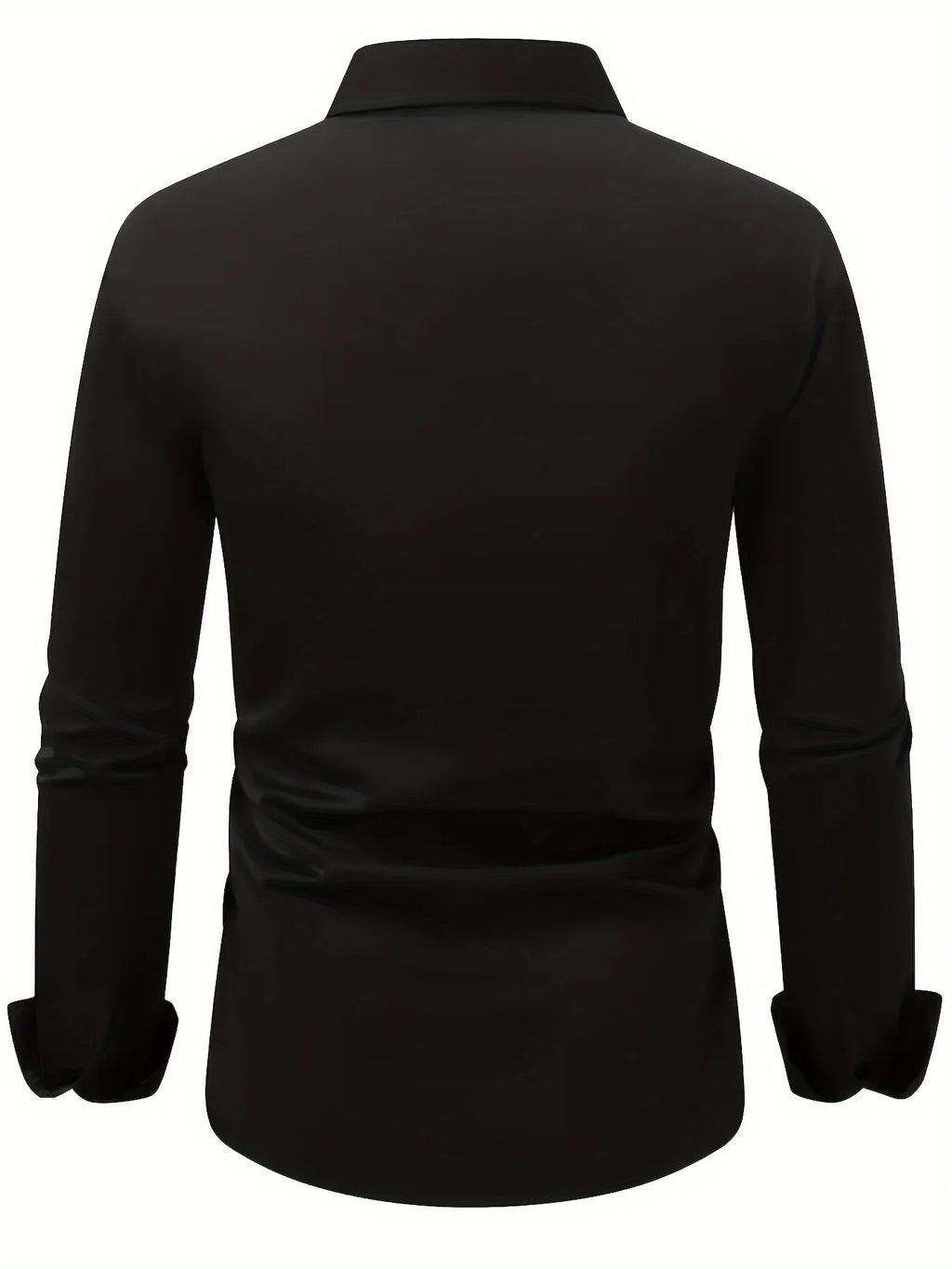 Klassisches, elegantes Herren Hemd mit langen Ärmeln - Halbtransparent, Hellblau, Perfekt für Business und formelle Anlässe, Frü