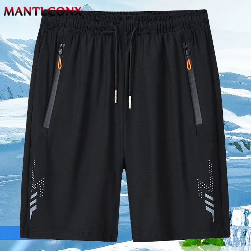Quick-drying Shorts Men Board Short Pants Summer Breathable Sports Shorts Men Casual Elastic Running Gym Fitness Men's Shorts