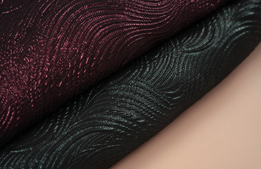 Dobetter Tex Soft Jacquard Fabric Customized Jacquard Holiday Dress Brocade Fabric for Women Party