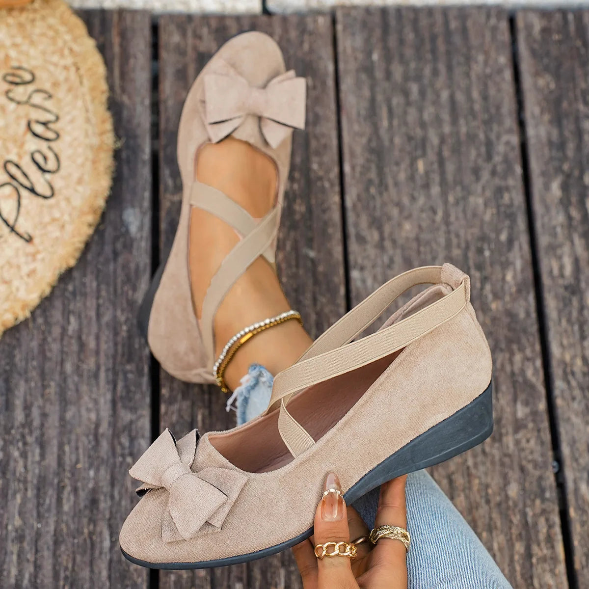 Plus Size Shoes for Women 36-43 Spring Autumn 2025 Fashion Women Platform Wedges Shoes Comfortable Zapatos De Mujer