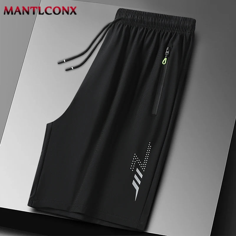 Quick-drying Shorts Men Board Short Pants Summer Breathable Sports Shorts Men Casual Elastic Running Gym Fitness Men's Shorts