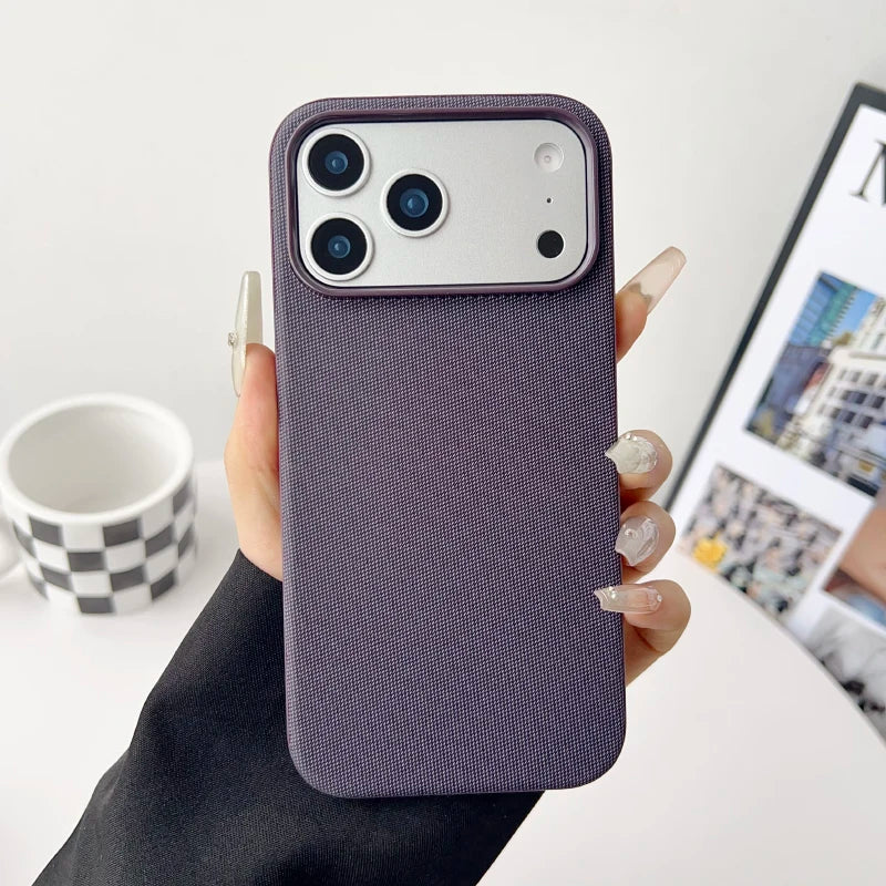 For Apple Techwoven Phone Case For iPhone 17 Pro Max 15 14 13 16 Pro Max For Magsafe Magnetic Wireless Charging Protect Cover