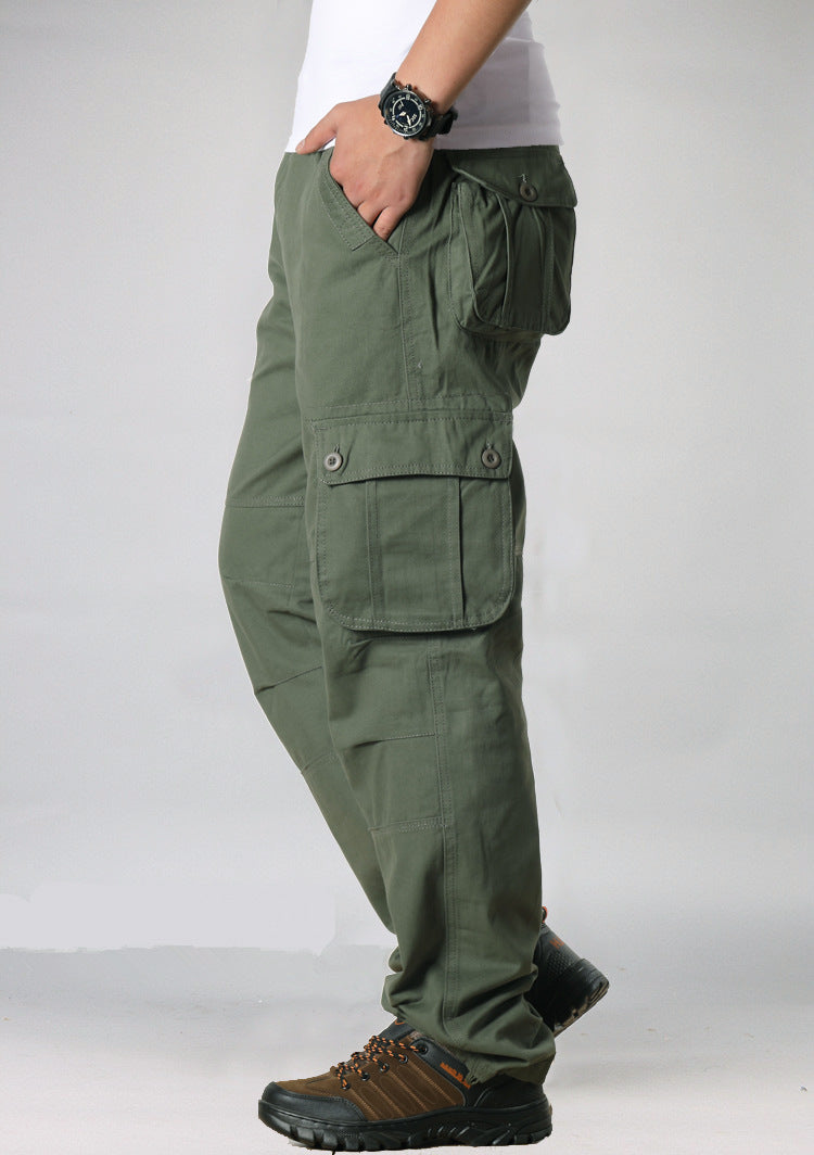 Foreign Trade Wholesale Overseas Workwear Pants Men's Multi-pocket Pants New Men's Casual Loose Men's Pants Labor Protection Pants