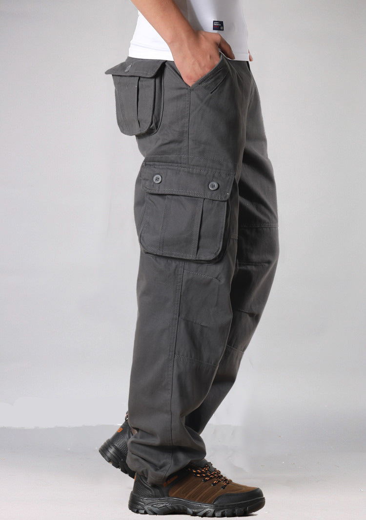 Foreign Trade Wholesale Overseas Workwear Pants Men's Multi-pocket Pants New Men's Casual Loose Men's Pants Labor Protection Pants