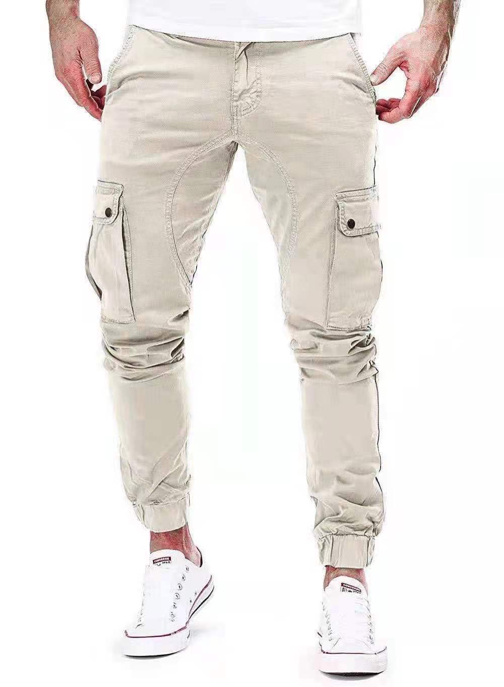 Autumn new men's pants ebay men's overalls Amazon wish AliExpress new overalls men's manufacturers straight