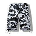 Summer sports shorts men's fifth pants workwear multi-pocket loose plus size casual middle pants cotton wear-resistant fashion brand