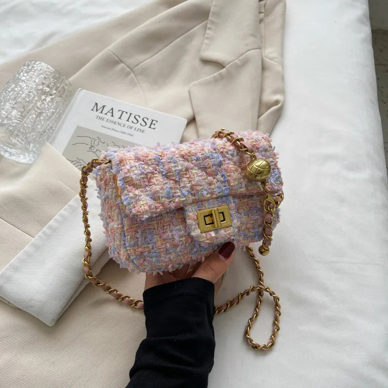 High-looking Fashionable Women's Bags Chain Small Bags Crossbody Bags High-end Design Handbags