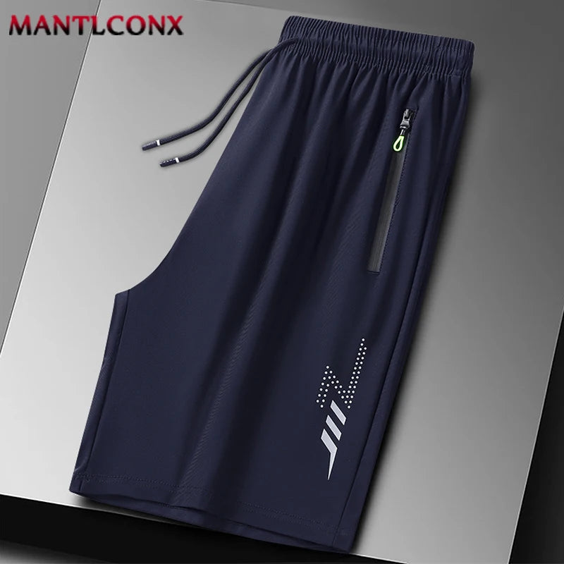 3XL Quick Dry Jogging Fitness Shorts Men Summer Sports Bottoms Thin Breathable Beach Short Pants Male Running Shorts Lightweight