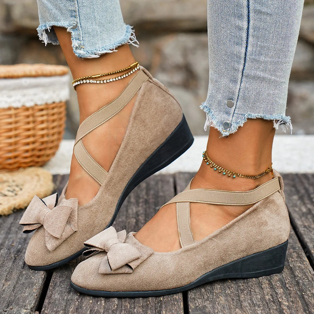 Plus Size Shoes for Women 36-43 Spring Autumn 2025 Fashion Women Platform Wedges Shoes Comfortable Zapatos De Mujer
