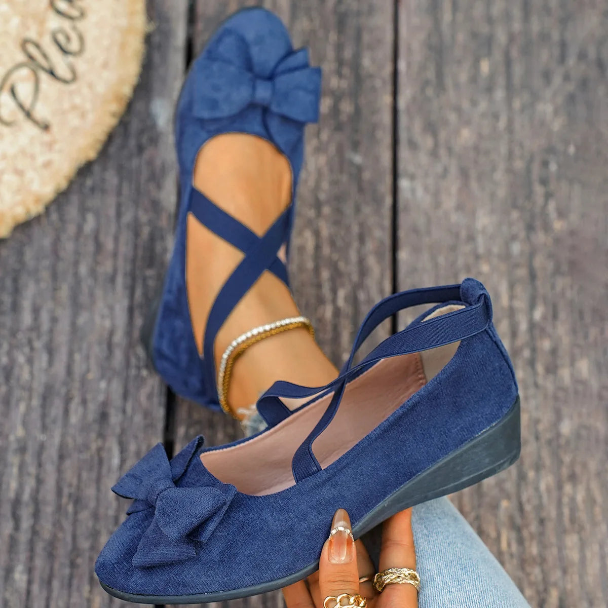 Plus Size Shoes for Women 36-43 Spring Autumn 2025 Fashion Women Platform Wedges Shoes Comfortable Zapatos De Mujer