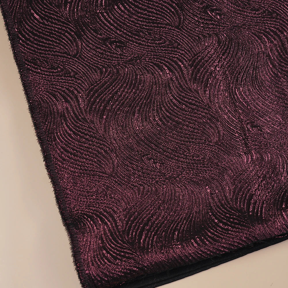 Dobetter Tex Soft Jacquard Fabric Customized Jacquard Holiday Dress Brocade Fabric for Women Party