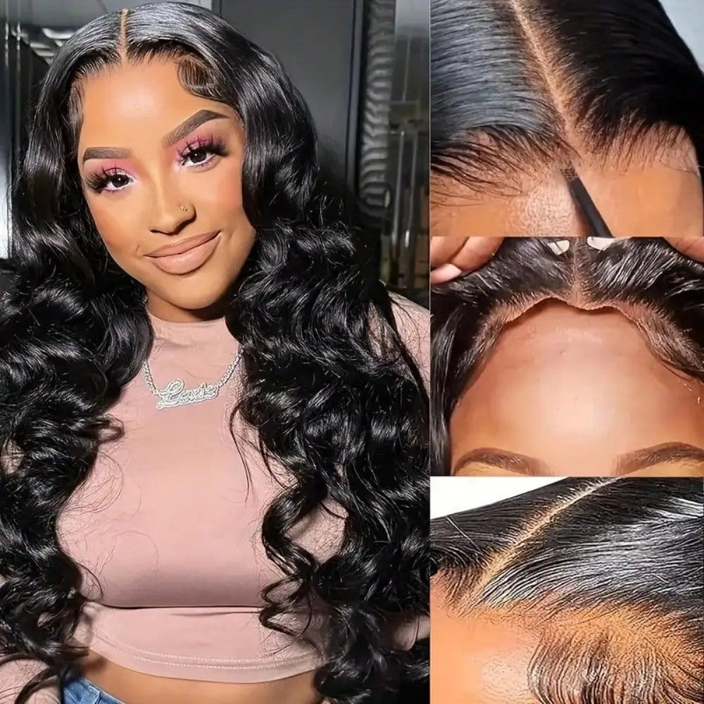 250% Density Bye Bye Knots Glueless Wig 13x4 HD Lace Front Wigs Body Wave Pre Plucked Pre Cut Human Hair Wig