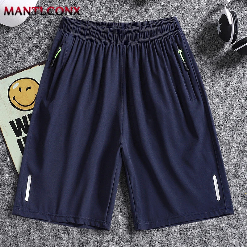 Quick-drying Shorts Men Board Short Pants Summer Breathable Sports Shorts Men Casual Elastic Running Gym Fitness Men's Shorts