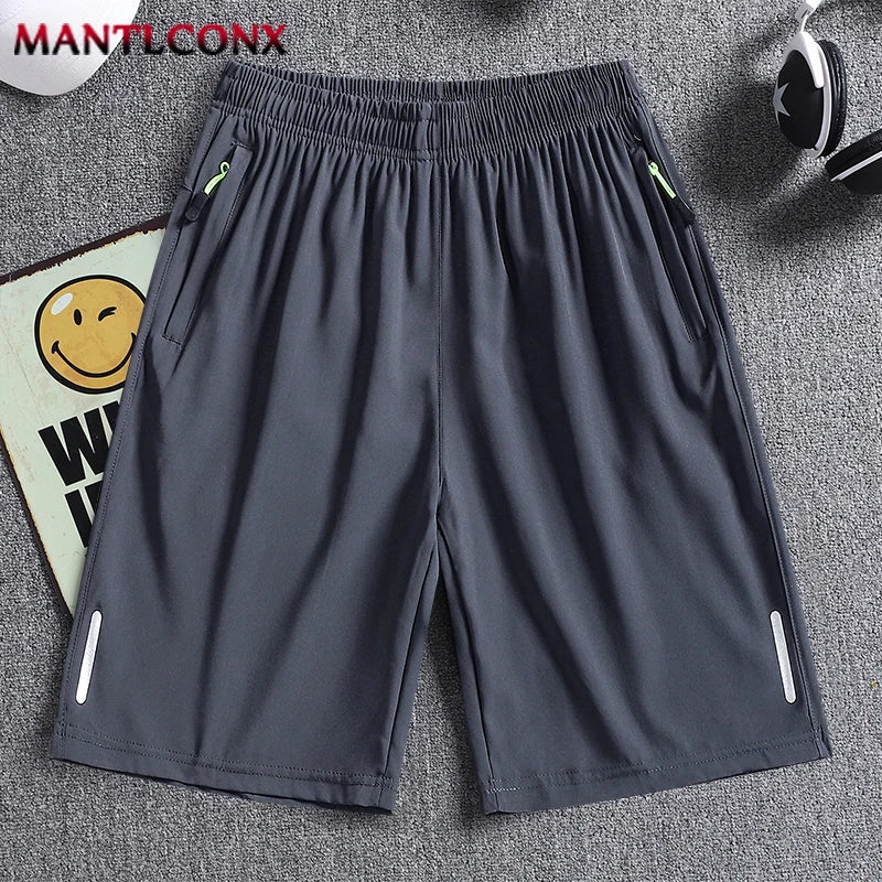 Quick-drying Shorts Men Board Short Pants Summer Breathable Sports Shorts Men Casual Elastic Running Gym Fitness Men's Shorts
