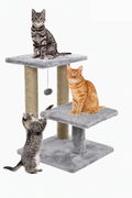 Multi-Level Cat Tree with Scratching Posts