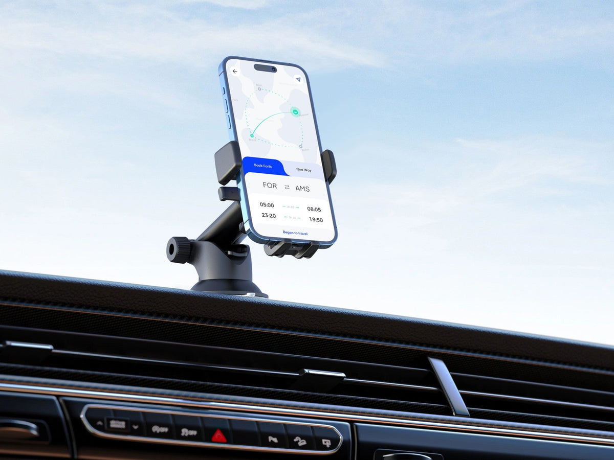 Techancy Suporte Para Telemóvel Para Automóvel Ti2295 , Material Abs