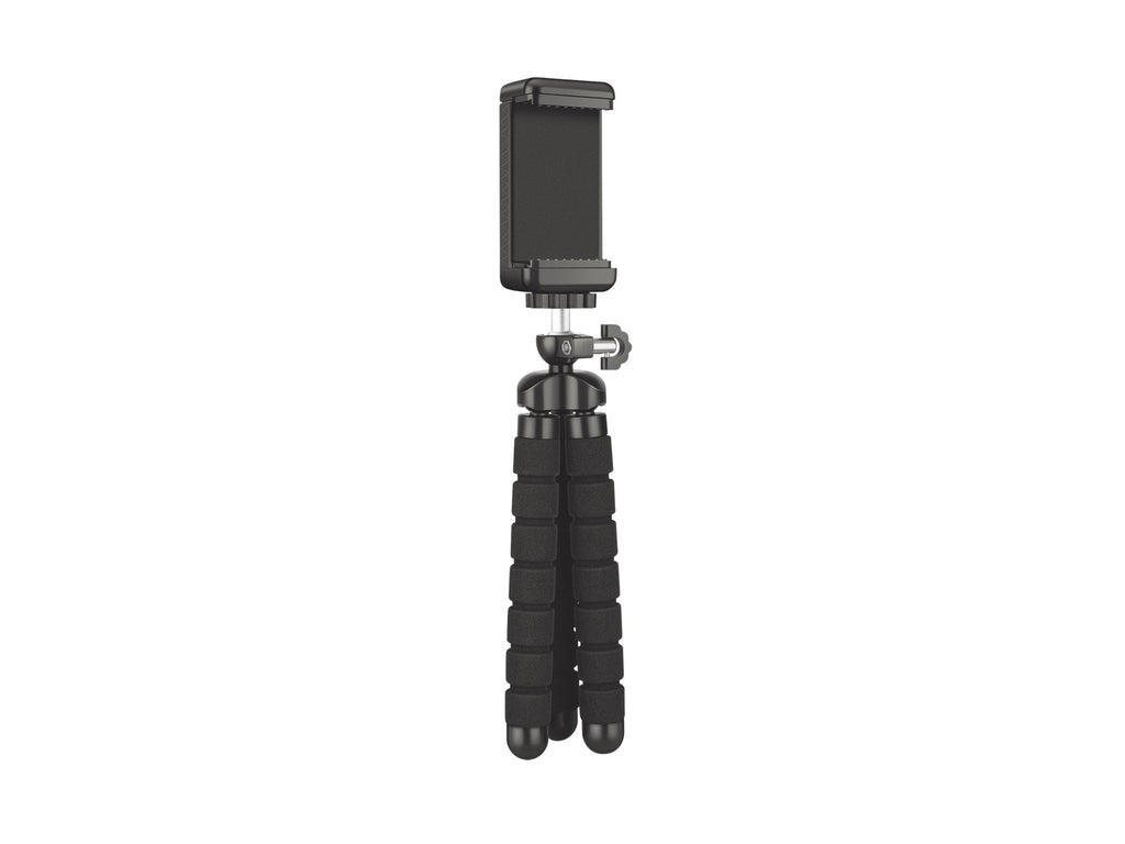 Techancy Mini Tripé Preto Ti2323 Com Pernas Dobráveis, Incl. Cabeça
