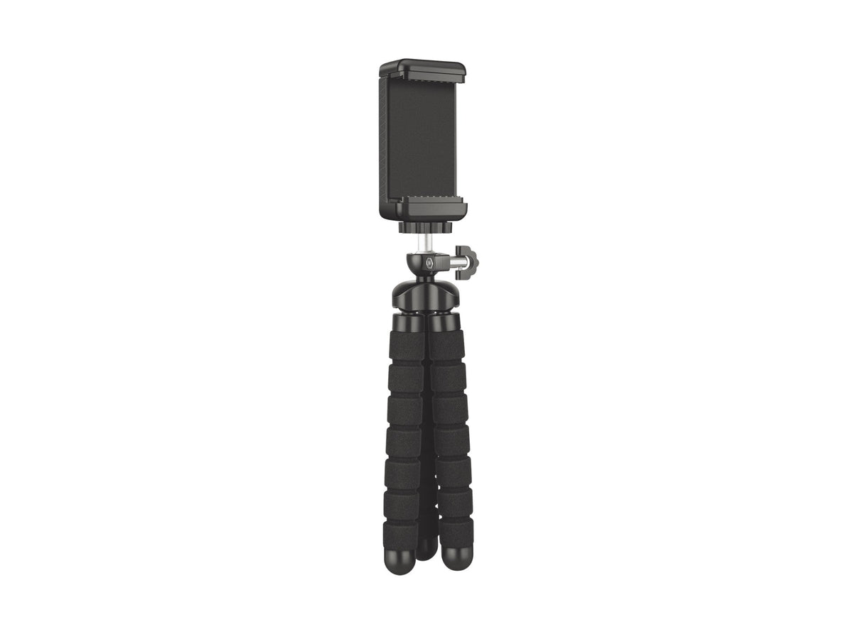 Techancy Mini Tripé Preto Ti2323 Com Pernas Dobráveis, Incl. Cabeça