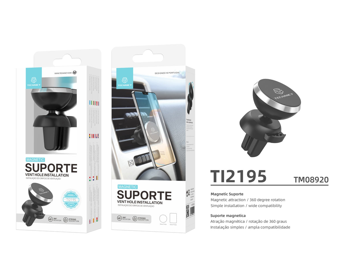 Techancy Suporte Magnético Para Telemóvel Para Automóvel Ti2195,