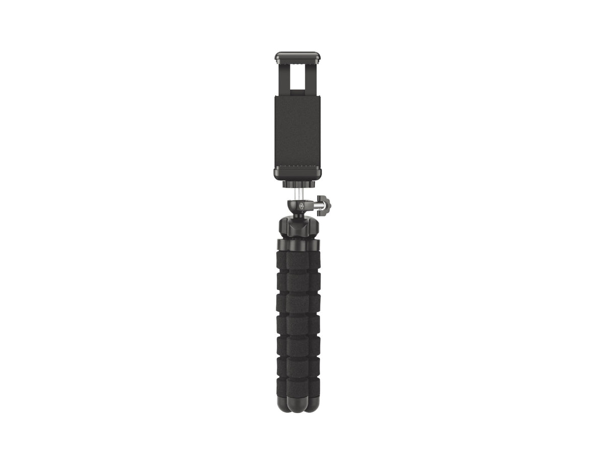 Techancy Mini Tripé Preto Ti2323 Com Pernas Dobráveis, Incl. Cabeça