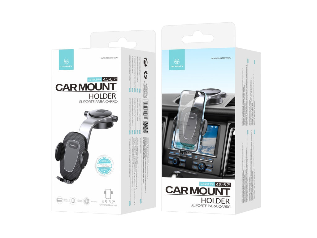 Suporte adesivo para telemóvel para carro Techancy, TI2276,