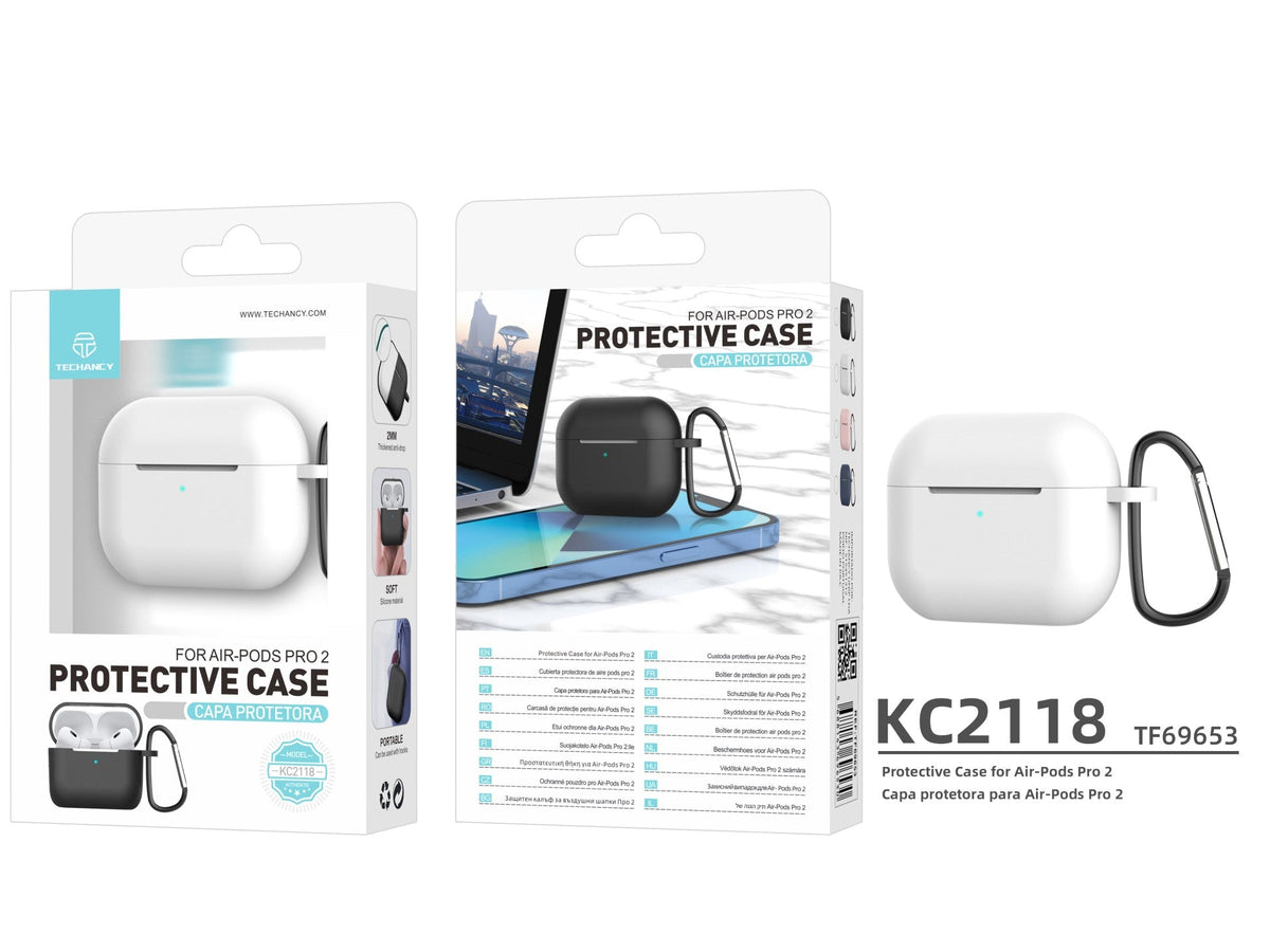 Capa protetora de silicone para auriculares Techancy, KC2118,