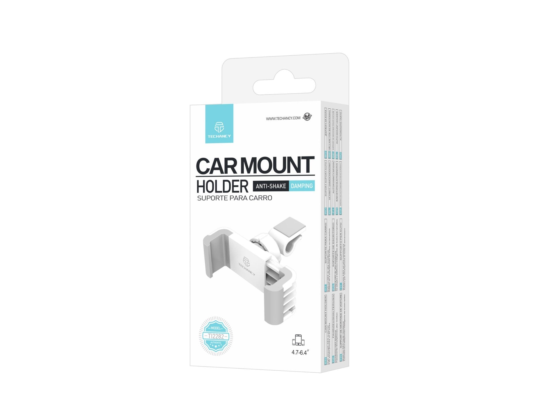Techancy Suporte de Telemovel para Carro TI2282 Rotativo Estavel