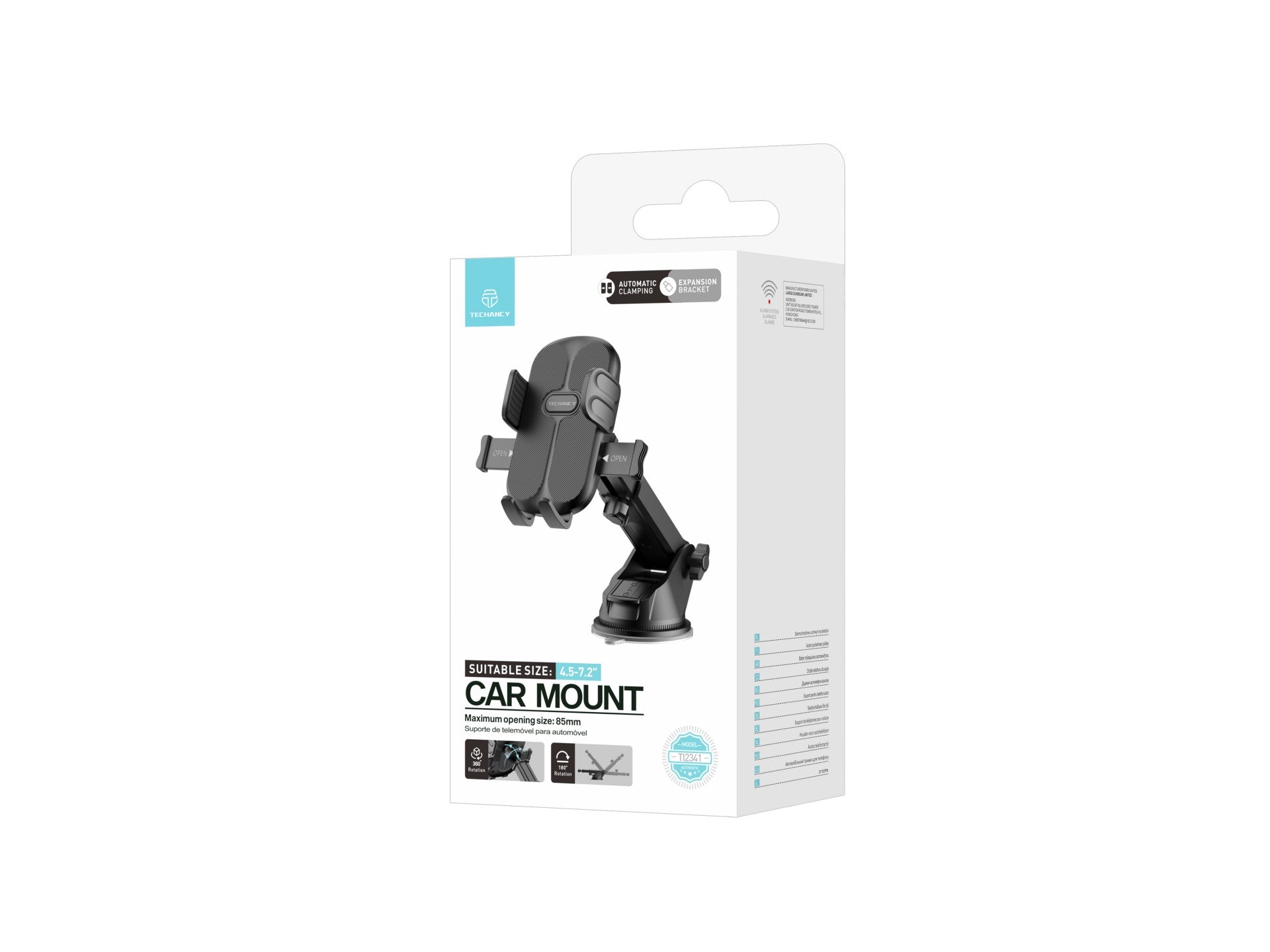 Techancy suporte de telemovel para carro TI2341 Base de sucção