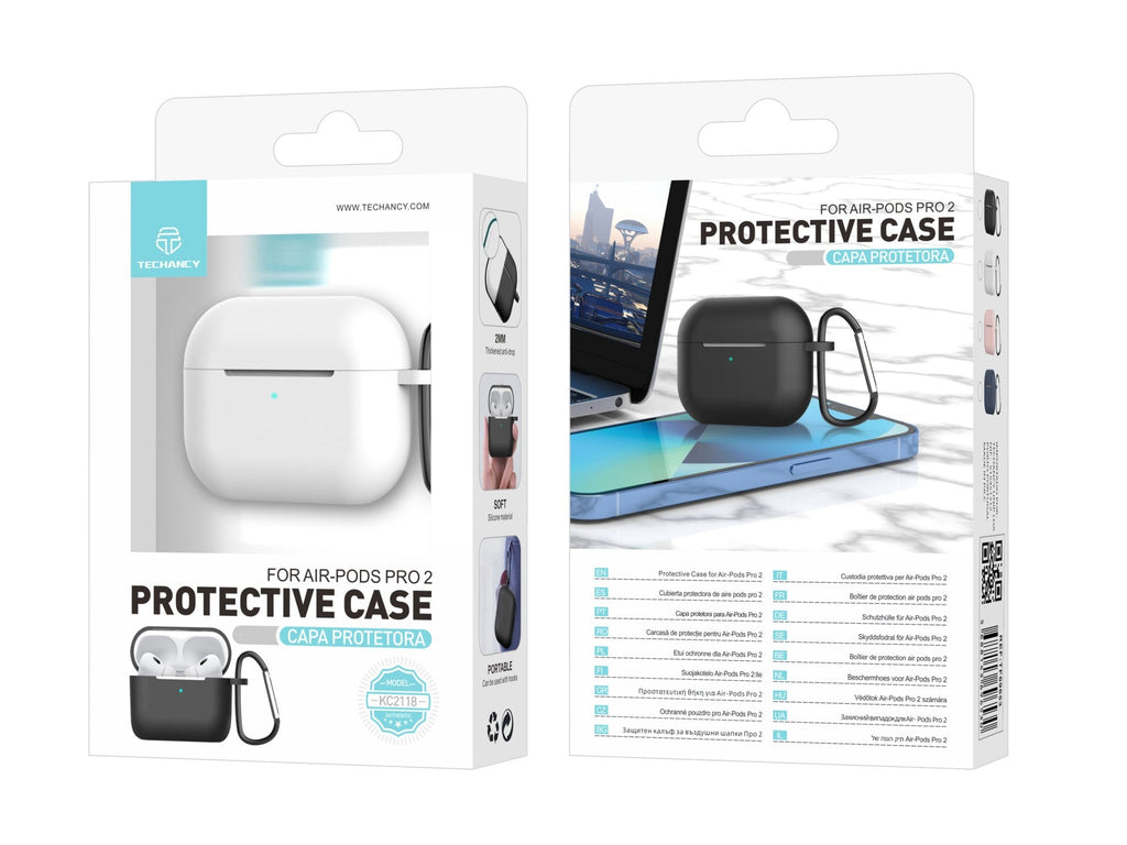 Capa protetora de silicone para auriculares Techancy, KC2118,