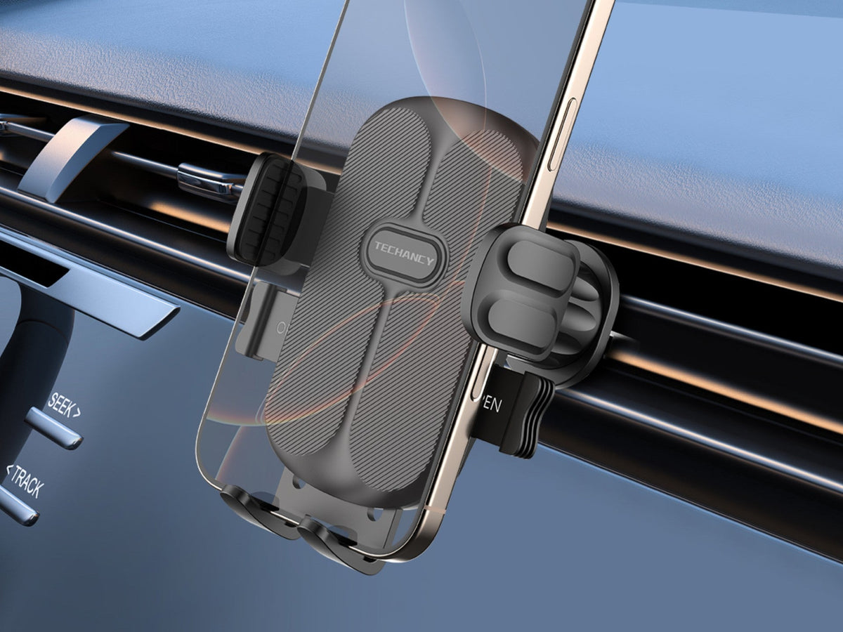 Techancy suporte de telemovel para carro TI2341 Operacao com uma mao