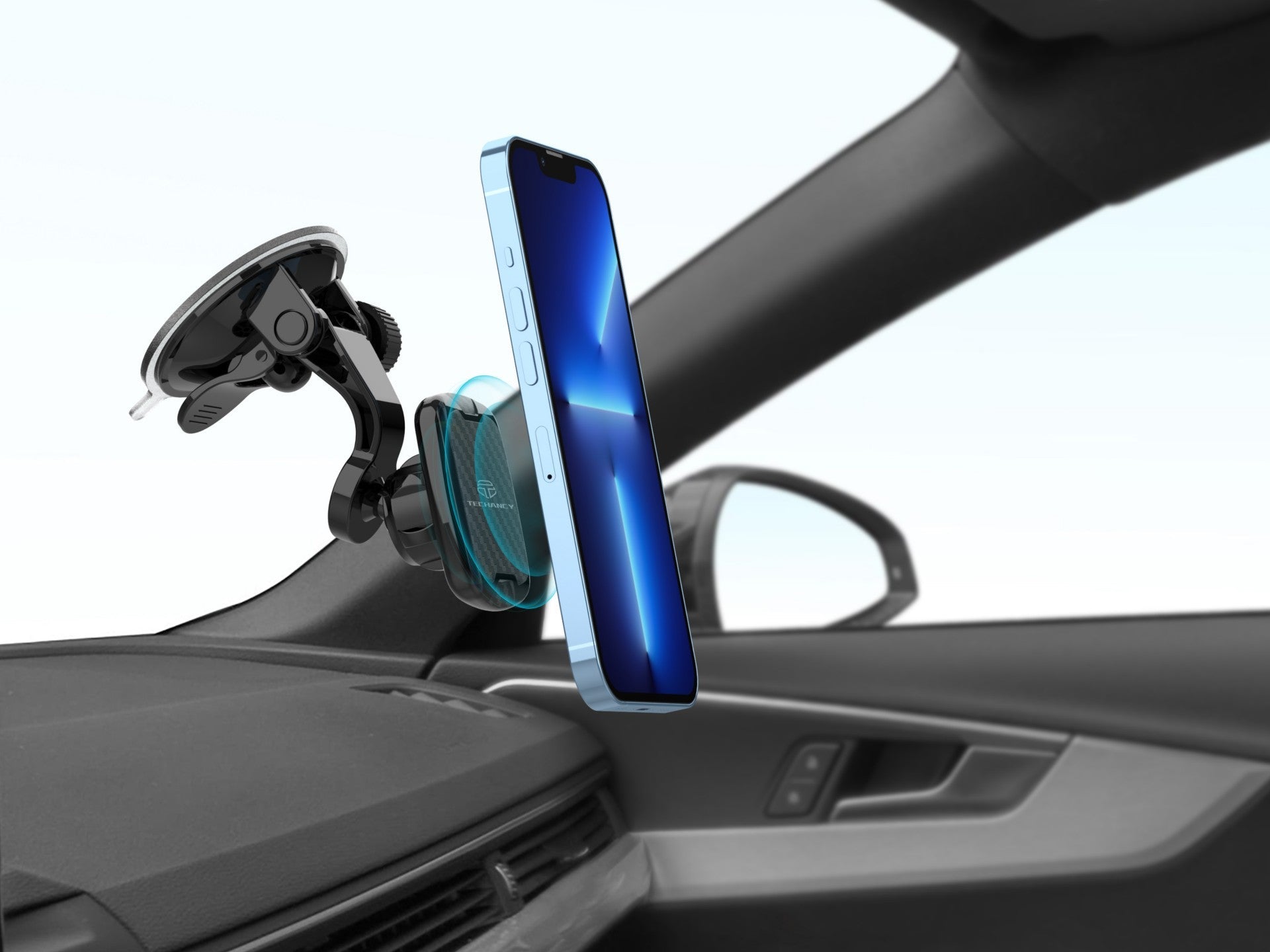 Techancy Suporte Magnético Para Telemóvel Para Automóvel Ti2305,