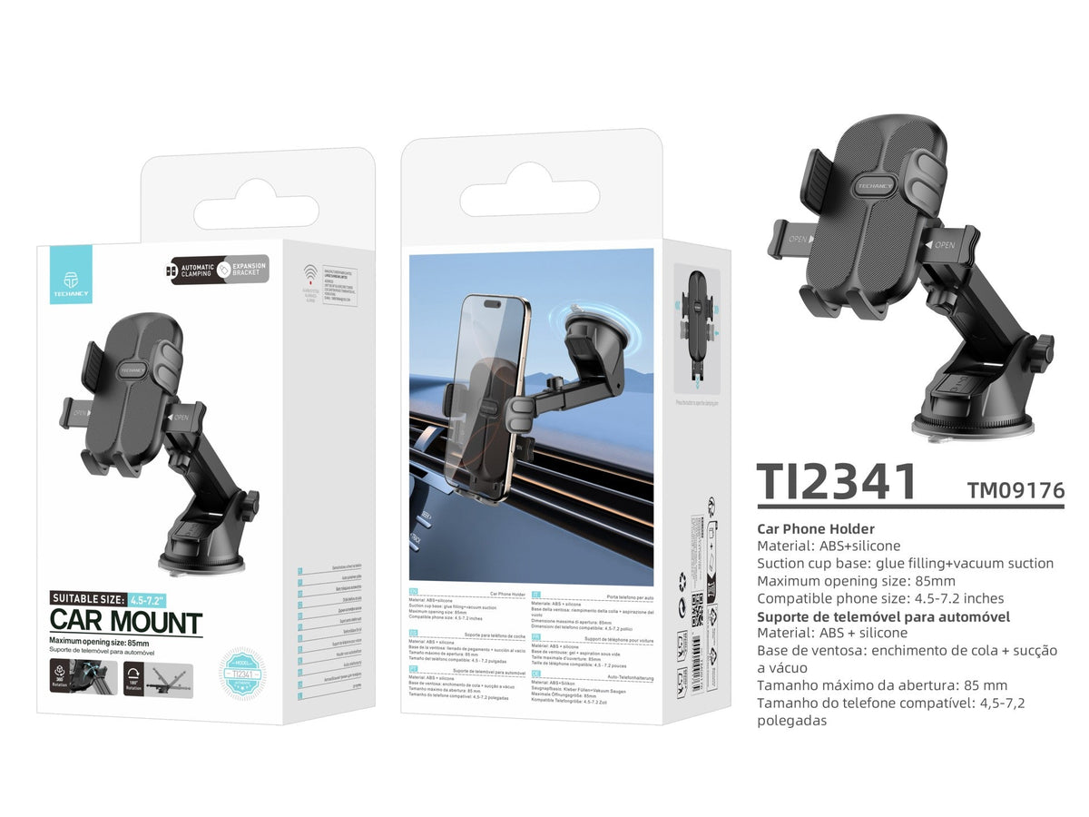 Techancy suporte de telemovel para carro TI2341 Base de sucção
