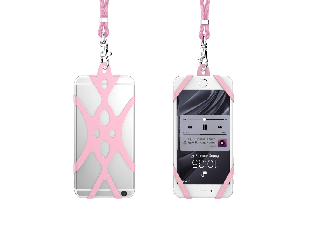Correia universal de silicone para telemóvel Techancy, 80 cm, KC2113,