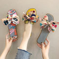 2021 Summer Fashion Sandals Shoes Women Bow Summer Sandals Slipper